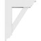 Ekena Millwork Standard Traditional Architectural Grade PVC Bracket with Traditional Ends, 5"W x 20"D x 26"H BKTP05X20X26TRA01 - alternate 2